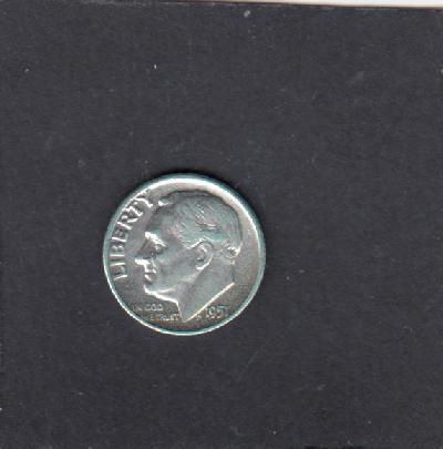 Beschrijving: 1 Dime ROOSEVELT